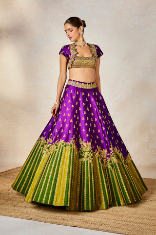 Jamun fizz lehenga set