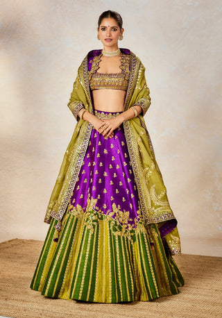 Jamun fizz lehenga set