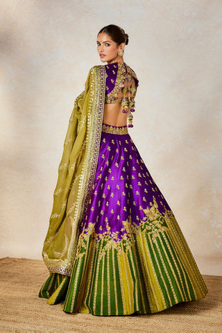 Jamun fizz lehenga set