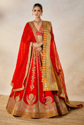 Gulab sherbet lehenga set