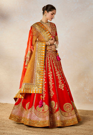 Gulab sherbet lehenga set