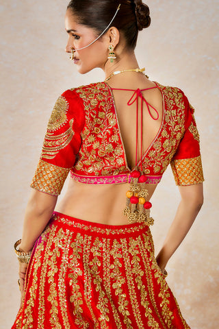 Gulab sherbet lehenga set