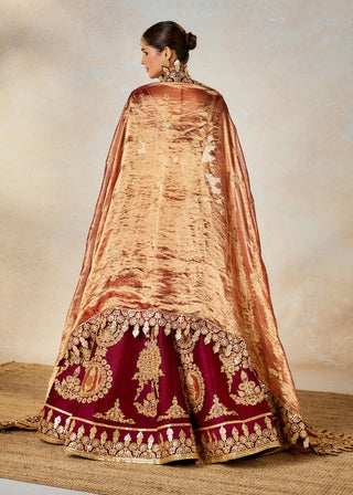 Anjeer kalakand lehenga set