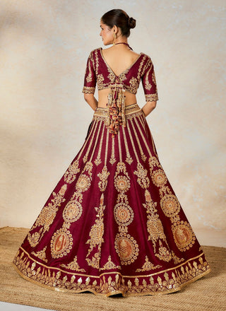 Anjeer kalakand lehenga set