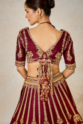 Anjeer kalakand lehenga set