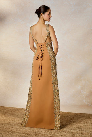 Tan mishti doi gown