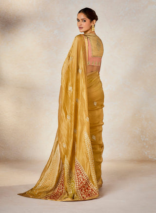 Mysore pak sari and unstitched blouse