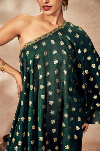 Green Palmscape Tunic And Pants by House Of Masaba, available on Indiaspopup.com