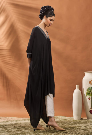 Black All Fours Tunic And Pants by House Of Masaba available on Indiaspopup.com