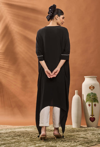 Black All Fours Tunic And Pants by House Of Masaba available on Indiaspopup.com