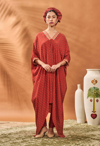 Rust Tree Of Hearts Tunic And Pants by House Of Masaba available on Indiaspopup.com