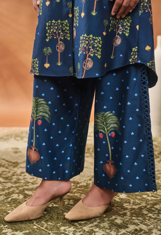 Indigo Wildscape Tunic And Pants by House Of Masaba available on Indiaspopup.com