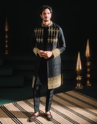 Black Kala Khatta Bundi Set by House Of Masaba Men available on Indiaspopup.com