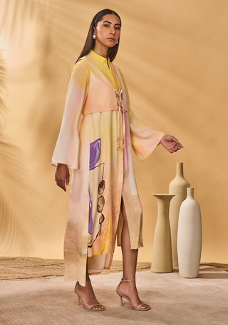 Glazing symphony shirt dress and jacket
