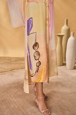 Glazing symphony shirt dress and jacket