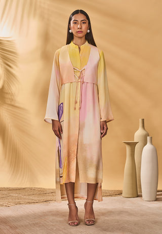 Glazing symphony shirt dress and jacket