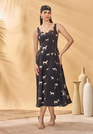 Woof whimsy corset dress