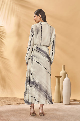 Moonlit faces skirt set