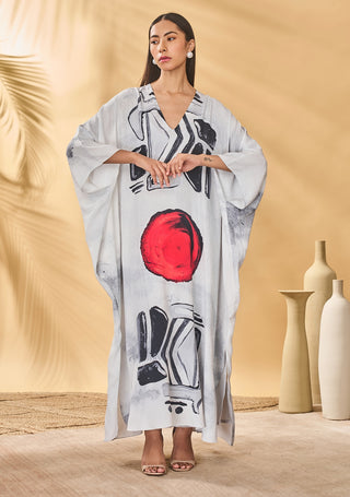 White noise kaftan