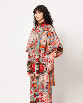Two Point Two-Multicolor Rose Printed Shirt-INDIASPOPUP.COM