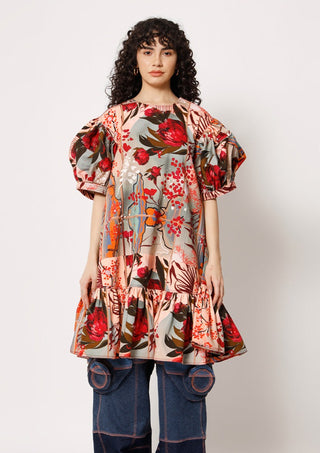 Two Point Two-Multicolor Rose Aiko Dress-INDIASPOPUP.COM