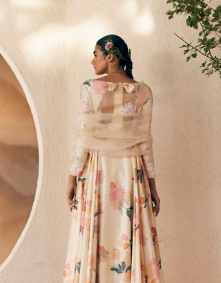 Prim Rose Anarkali Set by Madzin available on Indiaspopup.com