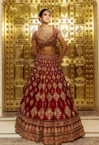 Mehr mahal lehenga set
