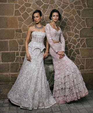 Ivory maisie lehenga set