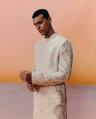 Troy ivory sherwani set
