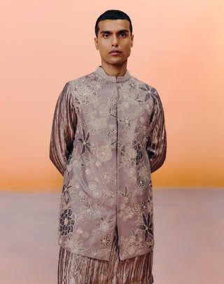 Emir rose brown bundi set