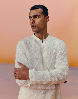 Remy ivory kurta and pants