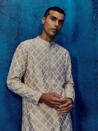 Elio champagne kurta and pants