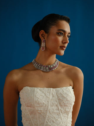 Ole ivory corset and flared pants