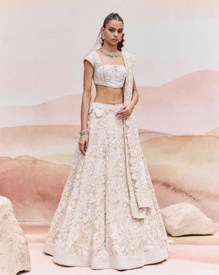 Gold itea lehenga set