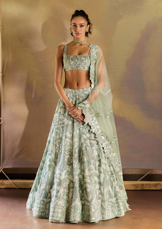 Mint vridi lehenga set
