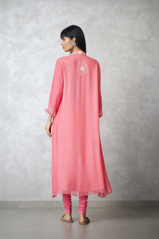 Nova color blocked faux jacket dress