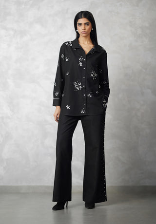 Dottie pearl denim shirt and pants