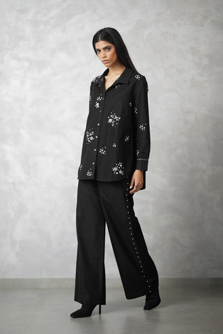 Dottie pearl denim shirt and pants