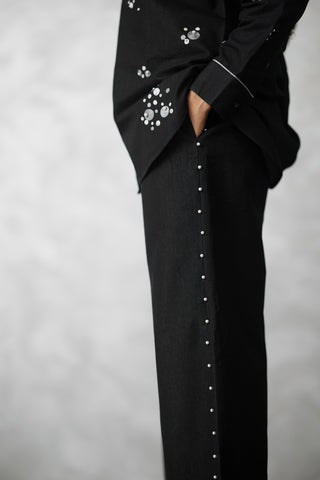 Dottie pearl denim shirt and pants
