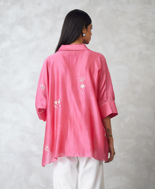 Coral dottie shirt