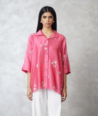 Coral dottie shirt