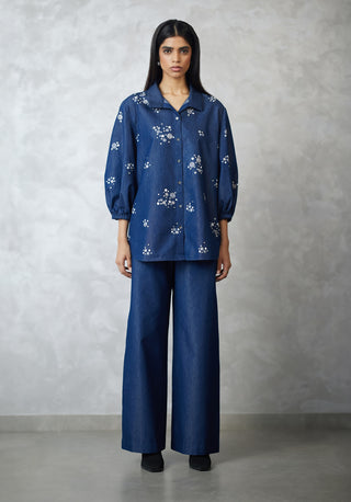 Dottie blue bishop shirt and pants