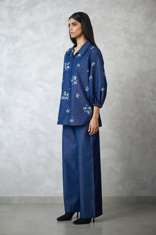 Dottie blue bishop shirt and pants