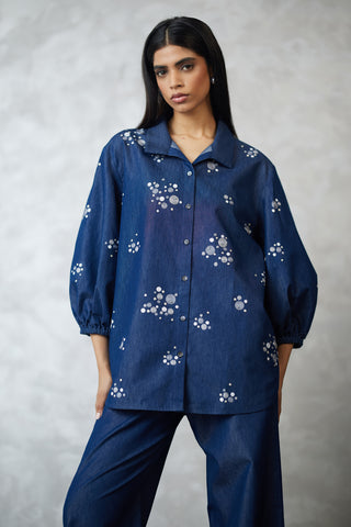 Dottie blue bishop shirt and pants