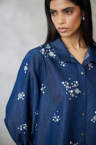 Dottie blue bishop shirt and pants