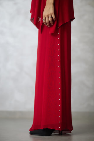 Dottie pearl red shirt and pants