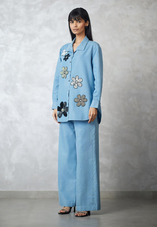 Florencio denim shirt and pants
