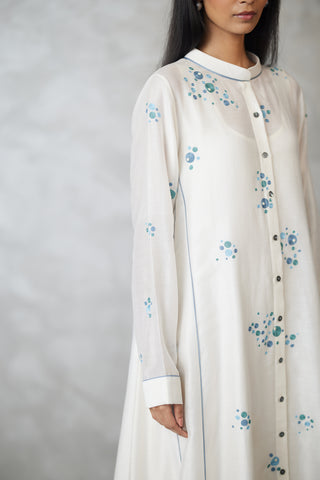 Ivory dottie dress