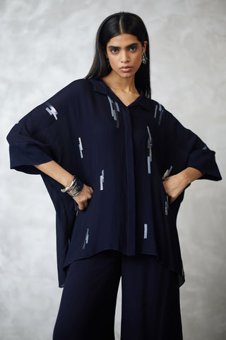 Skyline indigo shirt and pants