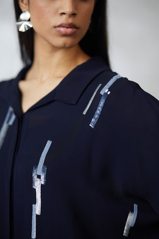 Skyline indigo shirt and pants